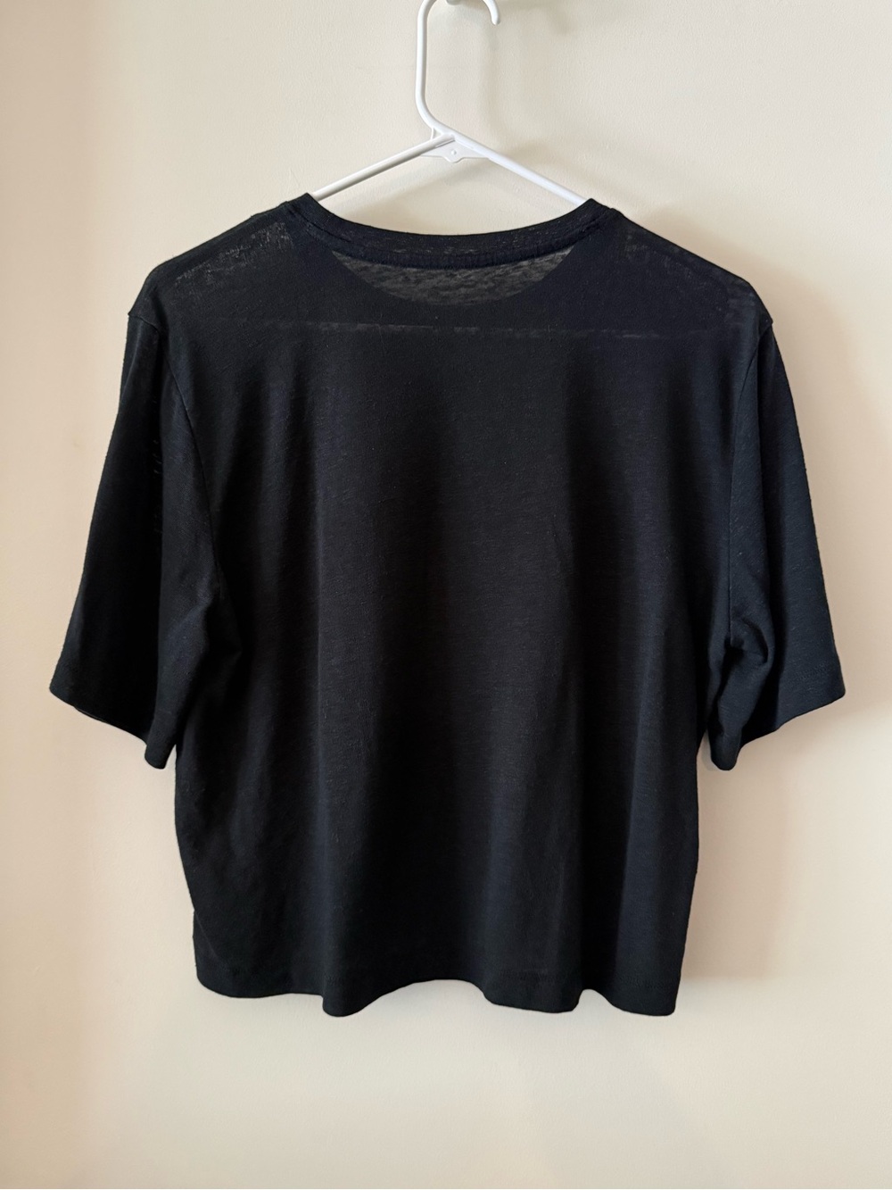 Like New Universal Thread Linen Blend Boxy Tee - Picture 6 of 7